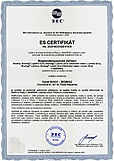 ES Certifikát 2021